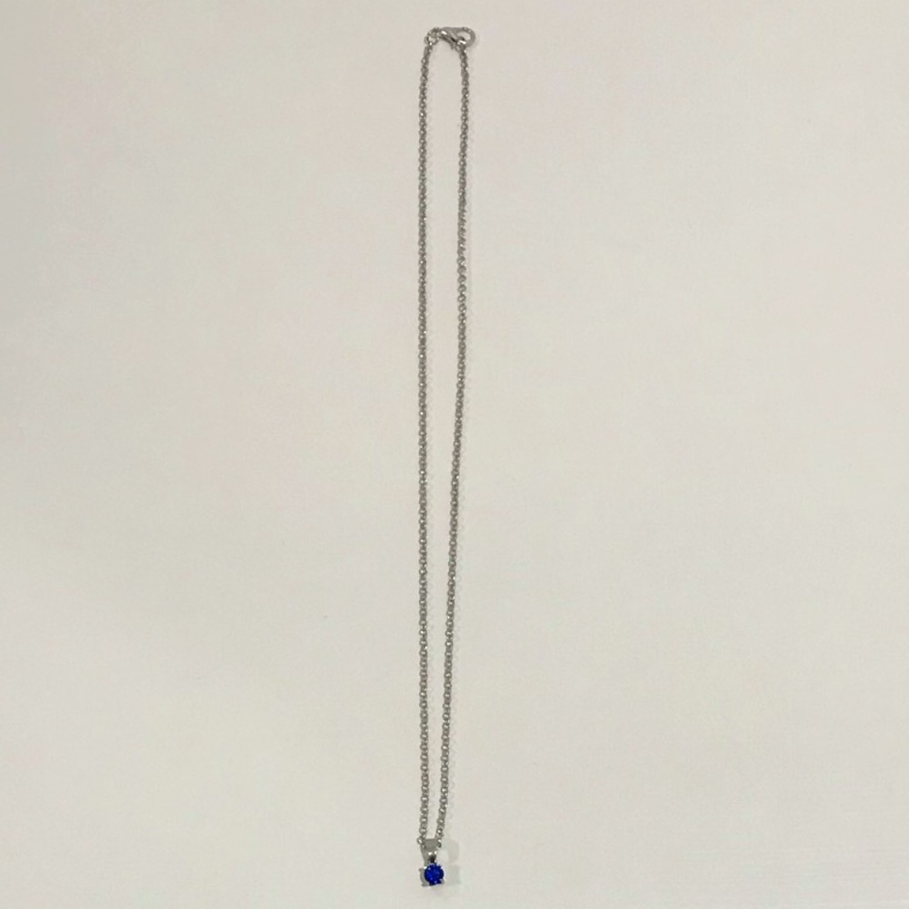 NWOT Lab Created Sapphire Necklace